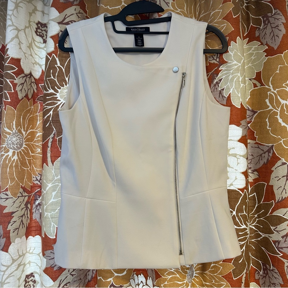 White House Black Market Zip Tank Top Vest